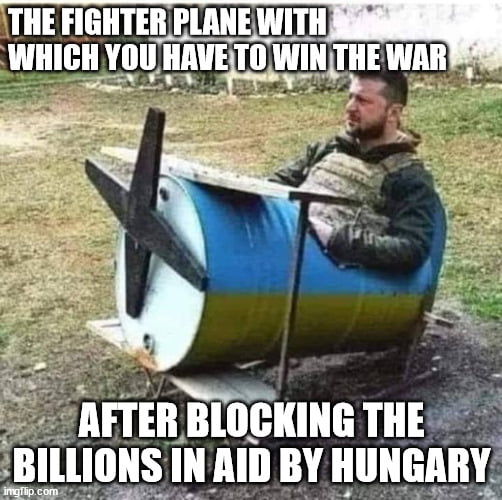 The new fighter plane after war aid has been stopped