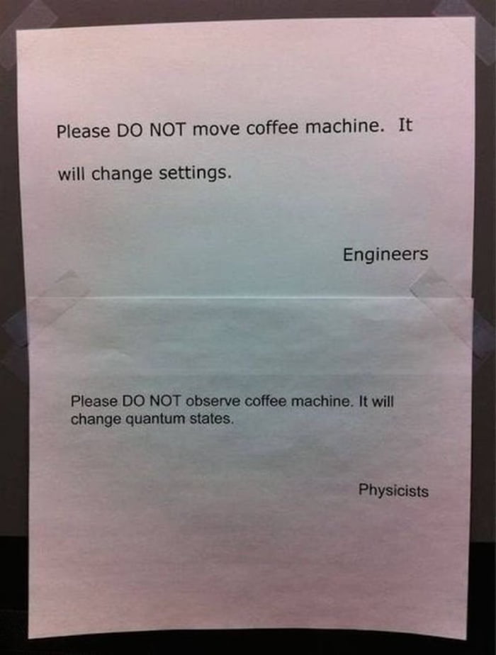 Engineers vs physicists