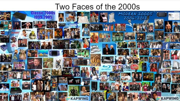 Two Faces of the 2000s starterpack