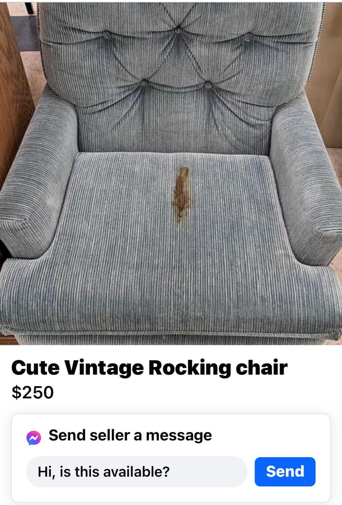 Chair For Sale FB Marketplace!
