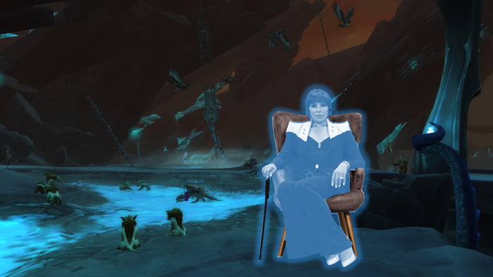 José Castelo Branco in the Maw (World of Warcraft Shadowlan Image