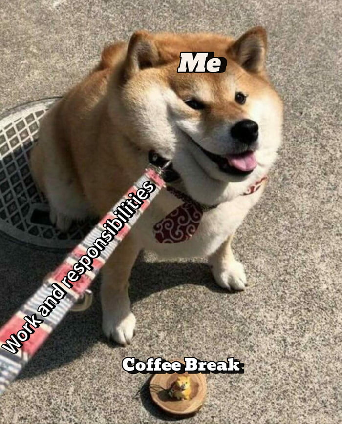 I'm not doing it without coffee