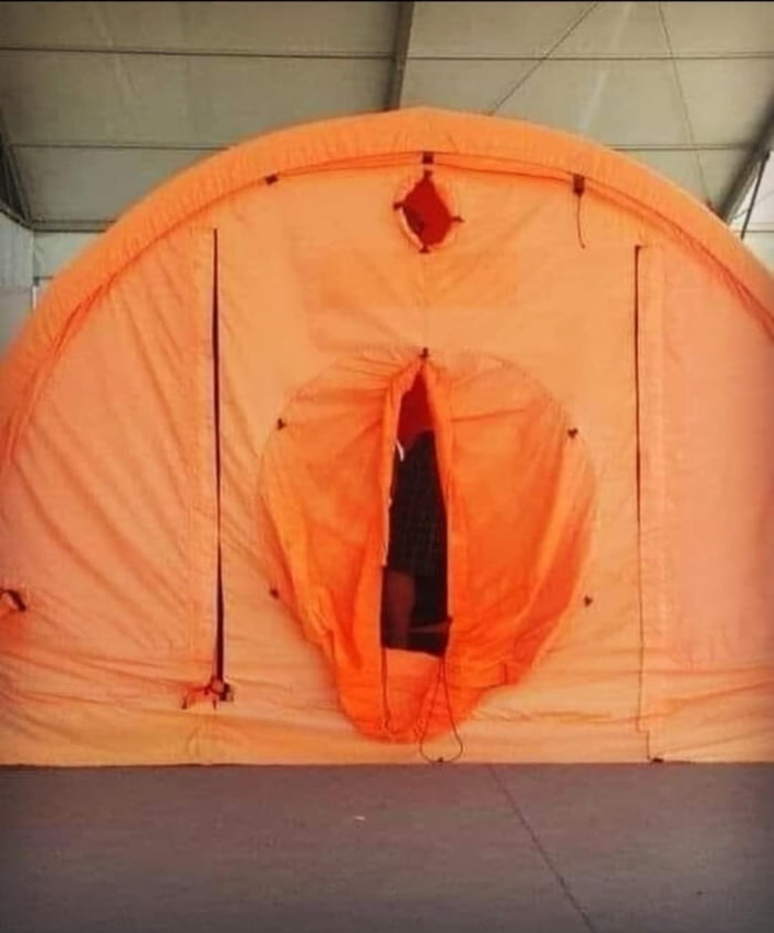 That is f**cking in tents
