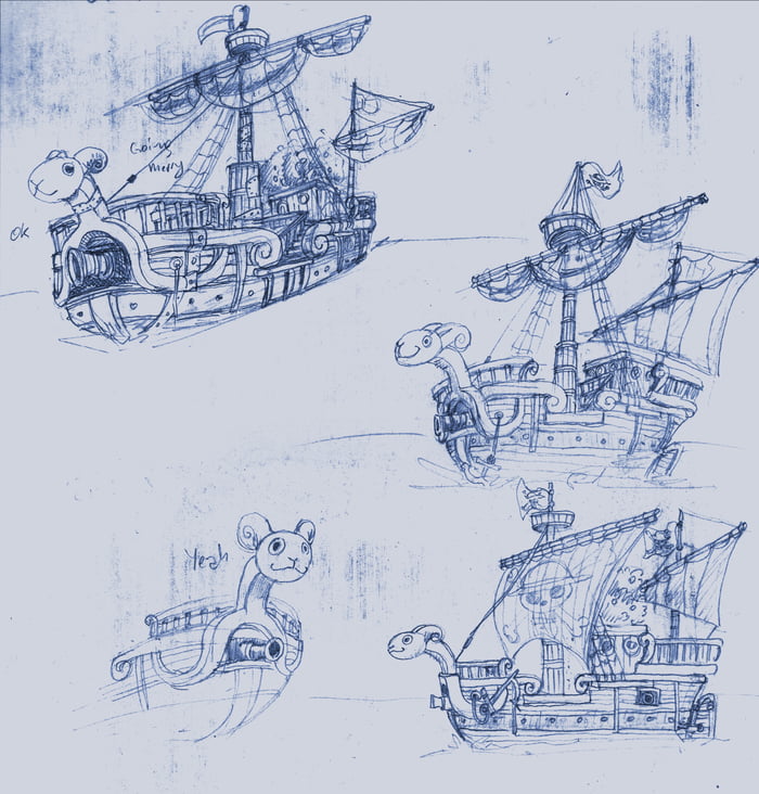 Any one piece fan.... first ship of mugiwara pirates Image