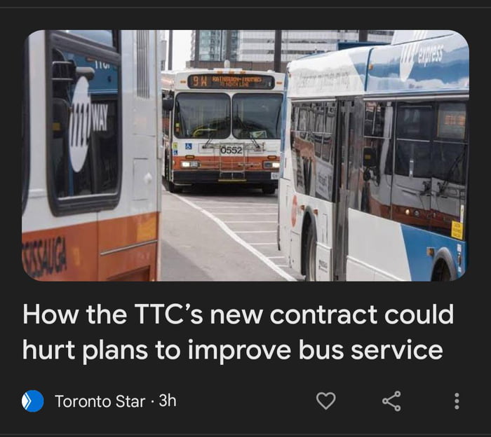 Uhhh, that's not the TTC bus...