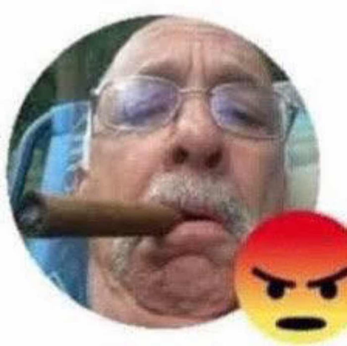 🚬👴🏻 😡