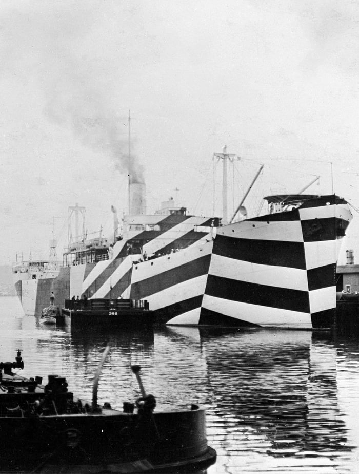 Dazzle camouflage, SS West Mahomet, 1918