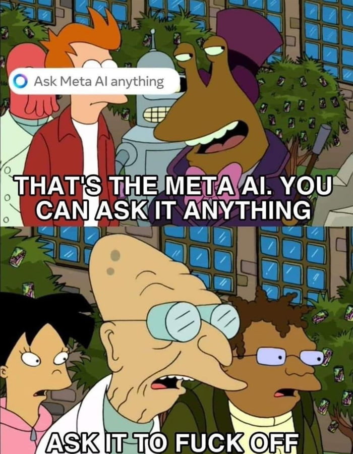 Meta - don't even knowA - yeah that's dumb....