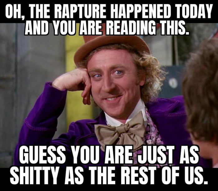 For the rapture eclipse nut jobs.