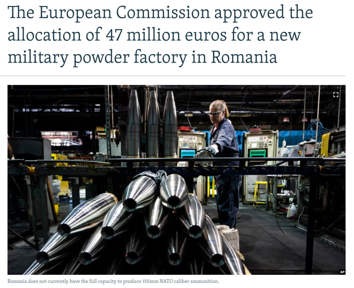 Rheinmetall and Romarm to invest 400 million euros (47 mln E Image