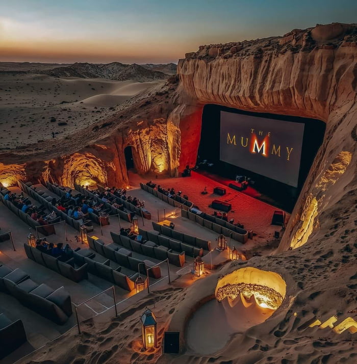 Perfect place to watch a perfect movie!