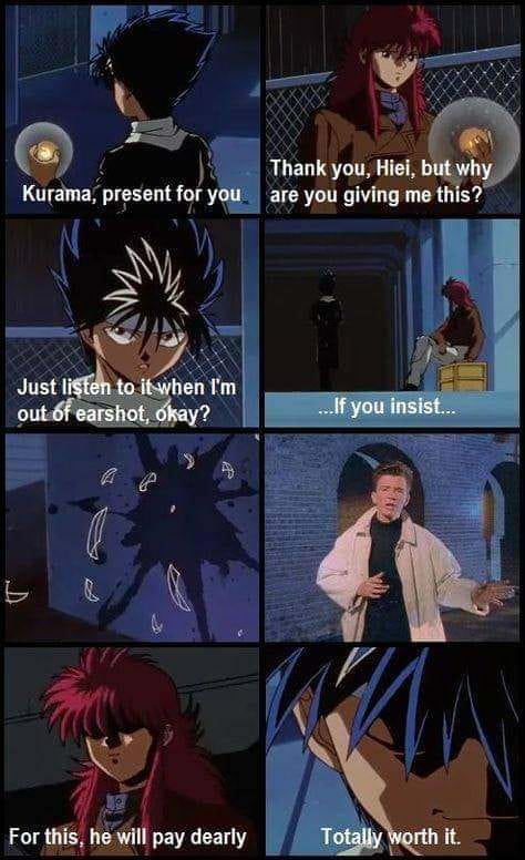 Kurama is smart but still fell for it Image