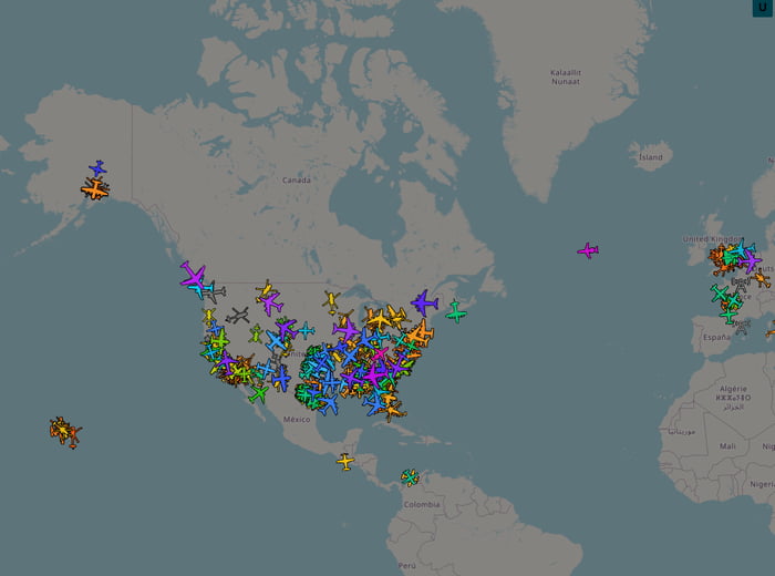 WTF is going on? Almost 400 military planes in the air, even Image