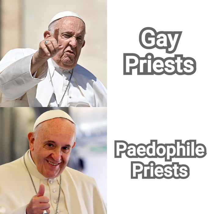 Pope Frank has his standards.