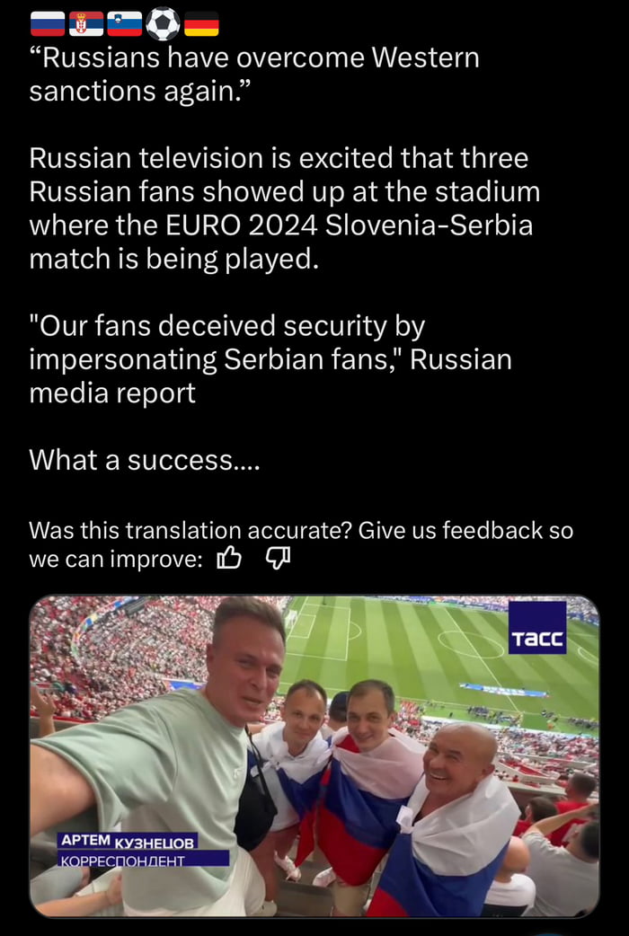 From Kyiv in 3 days to "we managed to cheat stadium security