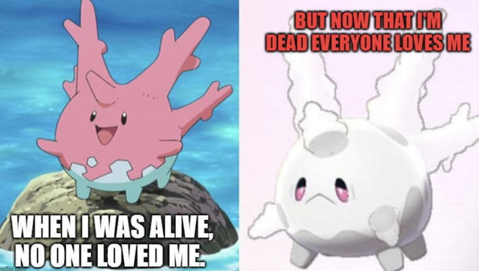 Tbf corsola was never that good it needed that evolite (cred
