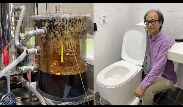 Cho Jae-Weon has developed a toilet that transforms human wa Image