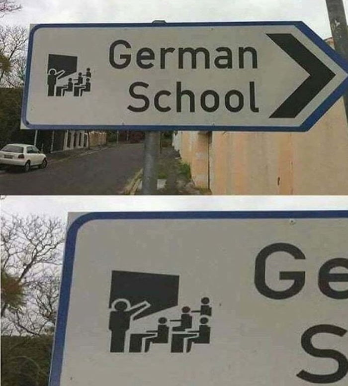 German school. Image