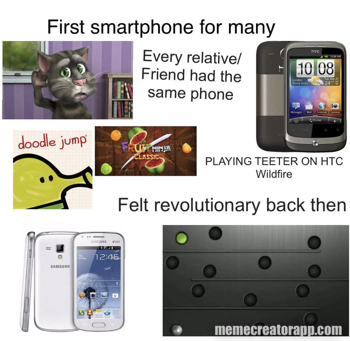 First smartphone for many starterpack