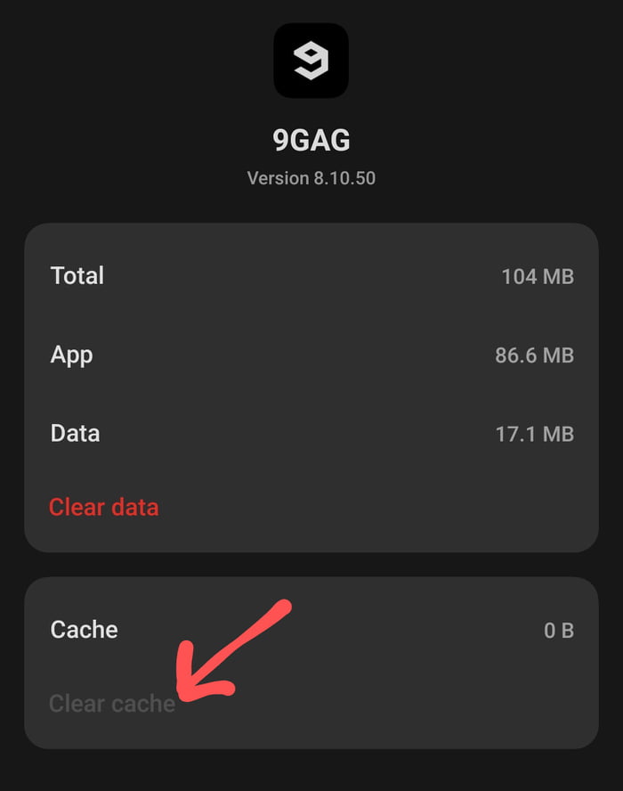 Lately 9gag has been super slow and laggy. Clear cache impro