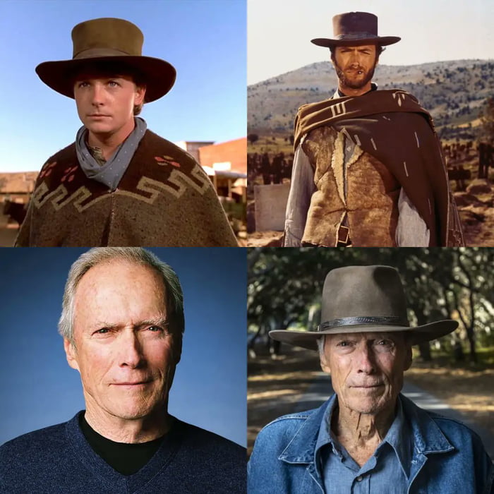 Clint Eastwood trough the years...