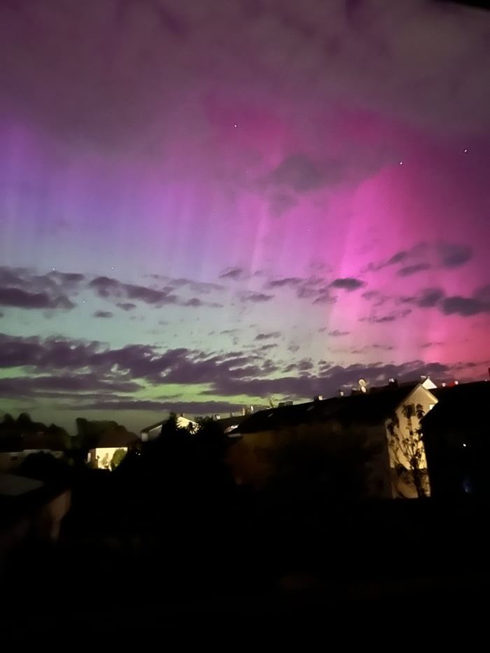 Northern lights form lower austria🇦🇹may 11 0:55