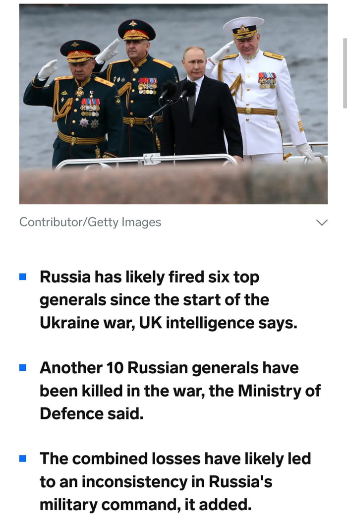 Rusbots trying to claim the replacement of 1 General is a vi Image