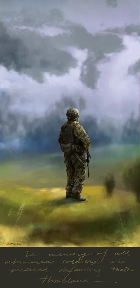 In memory of those who died defending their land. This is a  Image