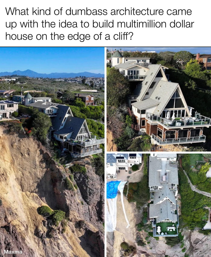 The question is “What kind of dumbass buys a mansion on th Image