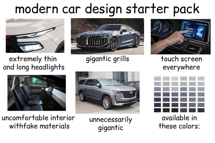 Modern car design starter pack