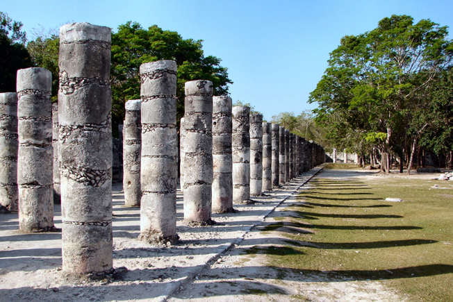 Obviously concrete pilar from Chichen Itza. At the tenth cen