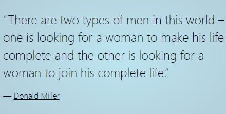 "there are two types of people in this world, those that bel