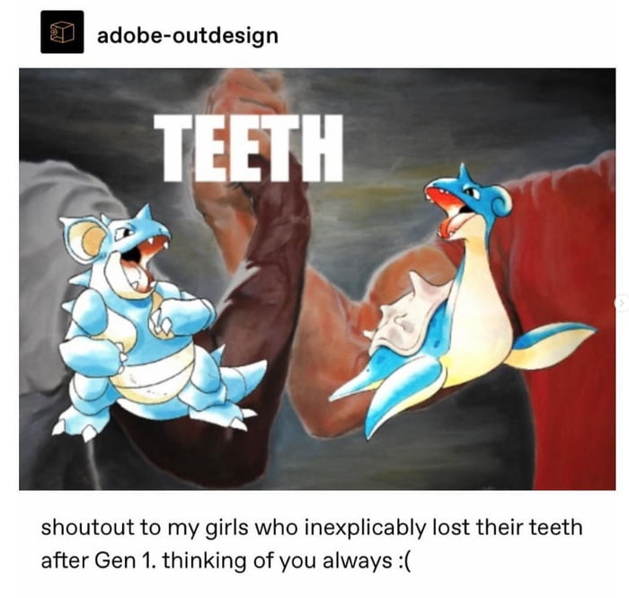 Pretty messed up that they took away their teeth and then ad